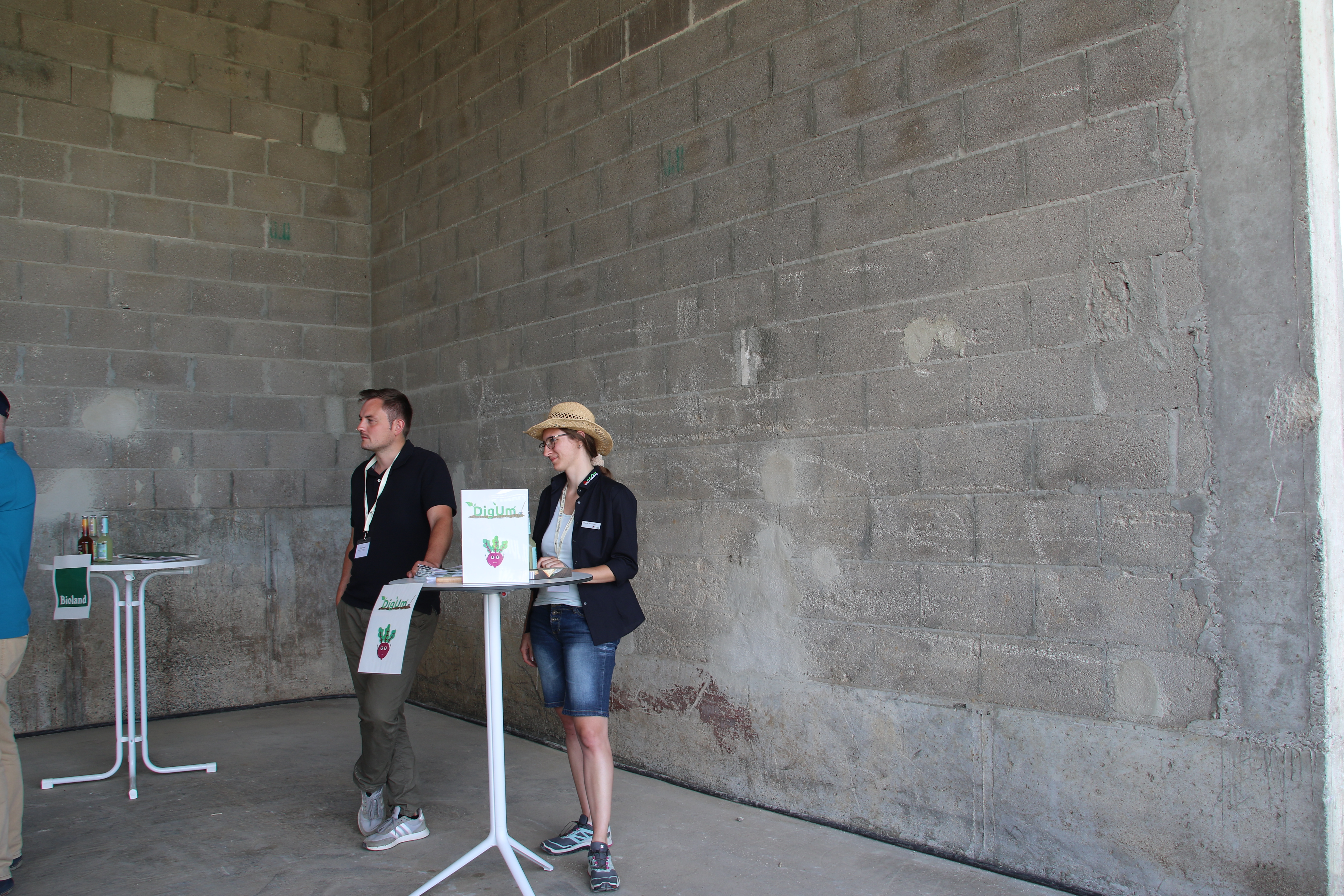 Regin Kolell und Chantal Hennhöfer während des Umstellungs-Speed-Dating Vortrags