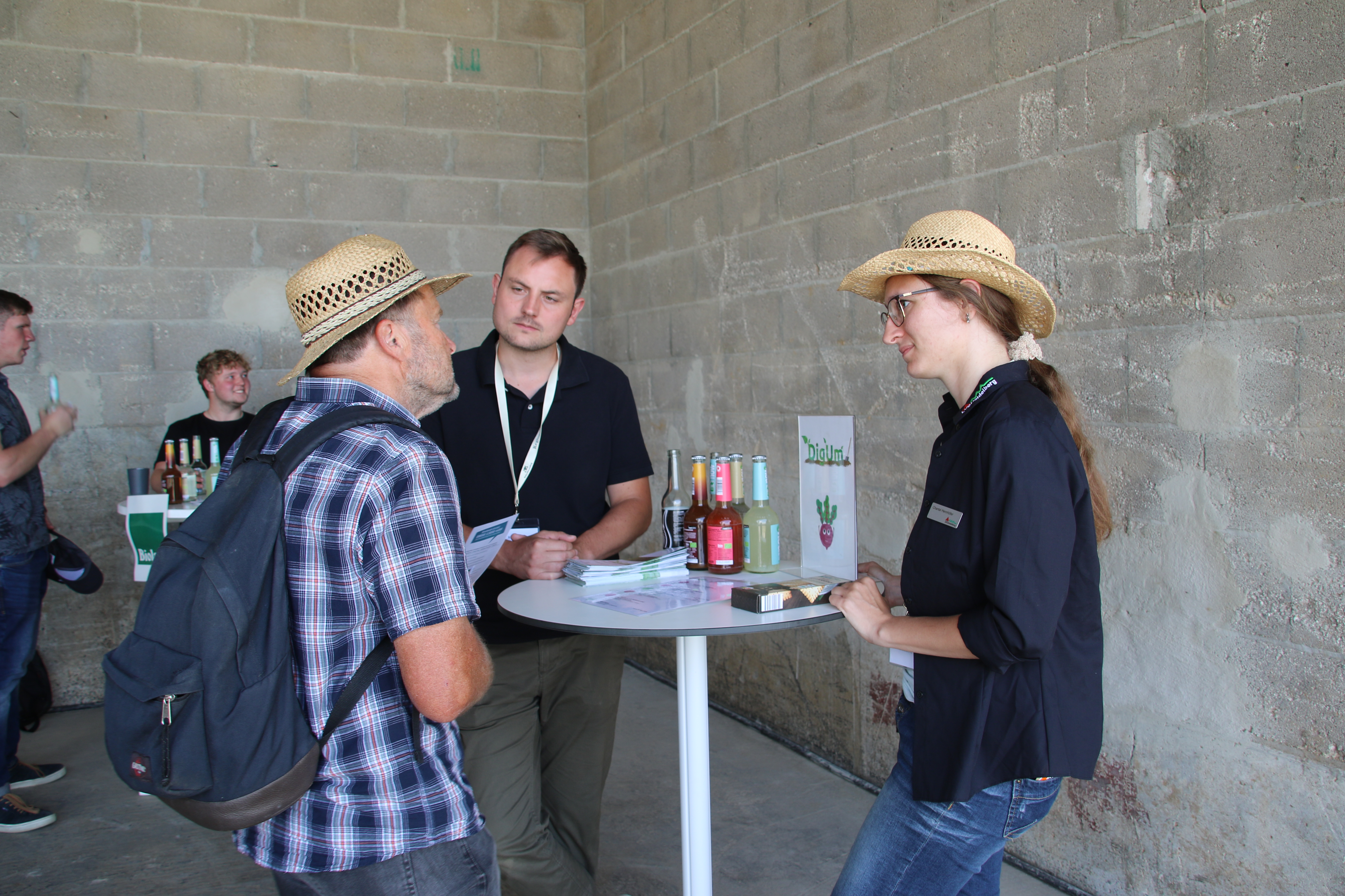 Regin Kolell und Chantal Hennhöfer während des Umstellungs-Speed-Dating im Gespräche 1